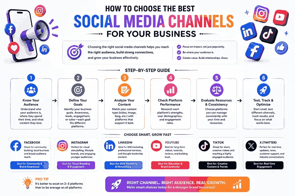 How to Choose the Best Social Media Channels for Your Business